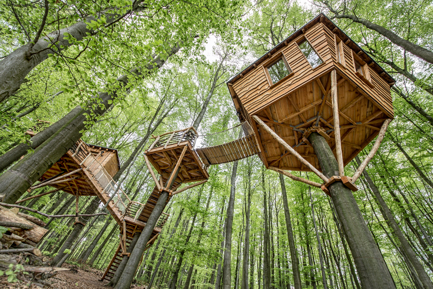 A NIGHT IN THE WOODS | TREEHOUSE HOTEL (Image: Luftschlösser)